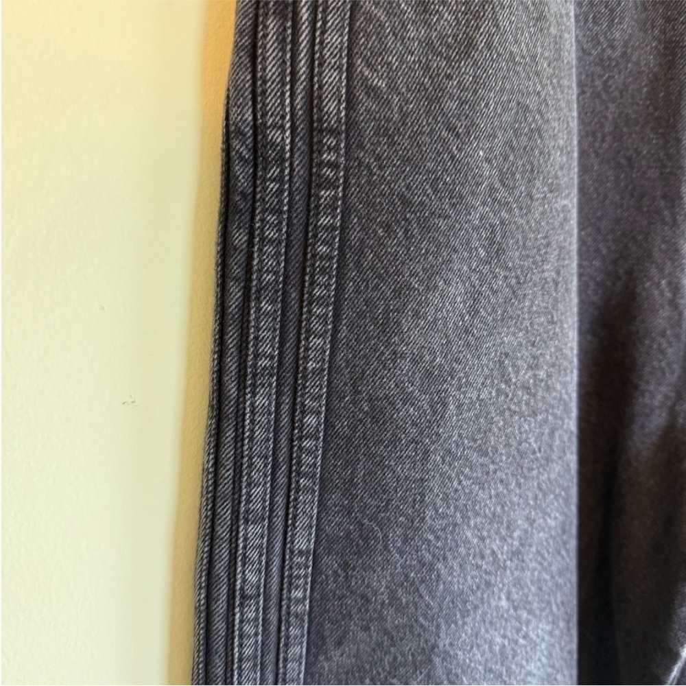 ADIDAS Charcoal Wide Leg Women's Jeans - Picture 4 of 9